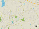 Political Map of Rockland  MA