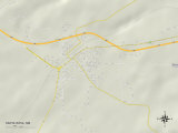 Political Map of Santa Rosa  NM