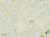 Political Map of Conyers  GA