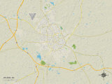Political Map of Wilson  NC