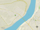 Political Map of Vidalia  LA