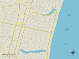 Political Map of Bradley Beach  NJ