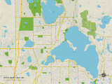 Political Map of White Bear Lake  MN