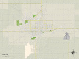 Political Map of Enid  OK