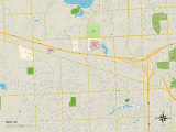 Political Map of Novi  MI