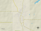 Political Map of Vivian  LA