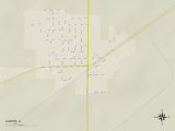 Political Map of Albers  IL