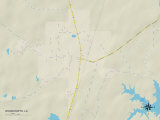 Political Map of Woodworth  LA