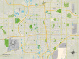 Political Map of Wichita  KS