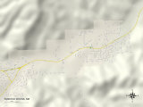 Political Map of Ruidoso Downs  NM