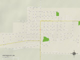 Political Map of Watford City  ND