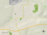 Political Map of Valley City  ND