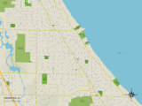 Political Map of Winnetka  IL