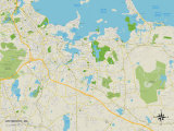 Political Map of Weymouth  MA