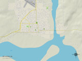 Political Map of Williston  ND