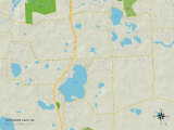 Political Map of Whitmore Lake  MI