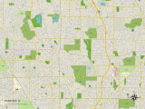 Political Map of Glenview  IL