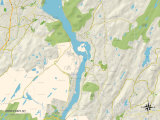 Political Map of West Point  NY