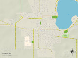 Political Map of Waseca  MN
