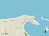 Political Map of Sodus Point  NY