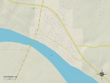 Political Map of Washburn  ND