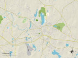 Political Map of Gardner  MA