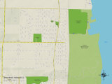 Political Map of Winthrop Harbor  IL