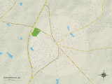 Political Map of Watkinsville  GA