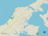 Political Map of Southold  NY