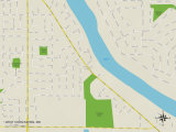Political Map of West Coon Rapids  MN