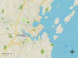 Political Map of Portland  ME