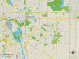 Political Map of Woodbury  MN