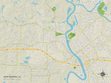 Political Map of West Monroe  LA