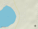Political Map of Wolf Lake  MI