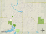Political Map of Greenville  MI