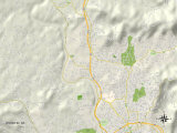 Political Map of Woodfin  NC