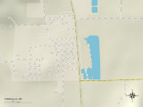 Political Map of Yoncalla  OR