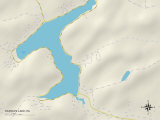 Political Map of Harveys Lake  PA