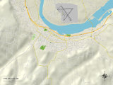 Political Map of The Dalles  OR