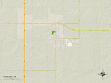 Political Map of Tonkawa  OK