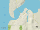 Political Map of Waldport  OR