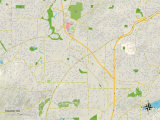 Political Map of Tigard  OR