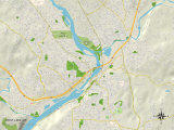 Political Map of West Linn  OR