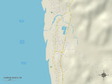 Political Map of Cannon Beach  OR