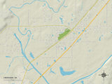 Political Map of Verdigris  OK