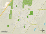 Political Map of Woodburn  OR