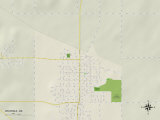 Political Map of Wewoka  OK