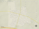 Political Map of Vian  OK
