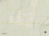 Political Map of Wetumka  OK