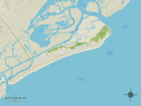 Political Map of Isle of Palms  SC